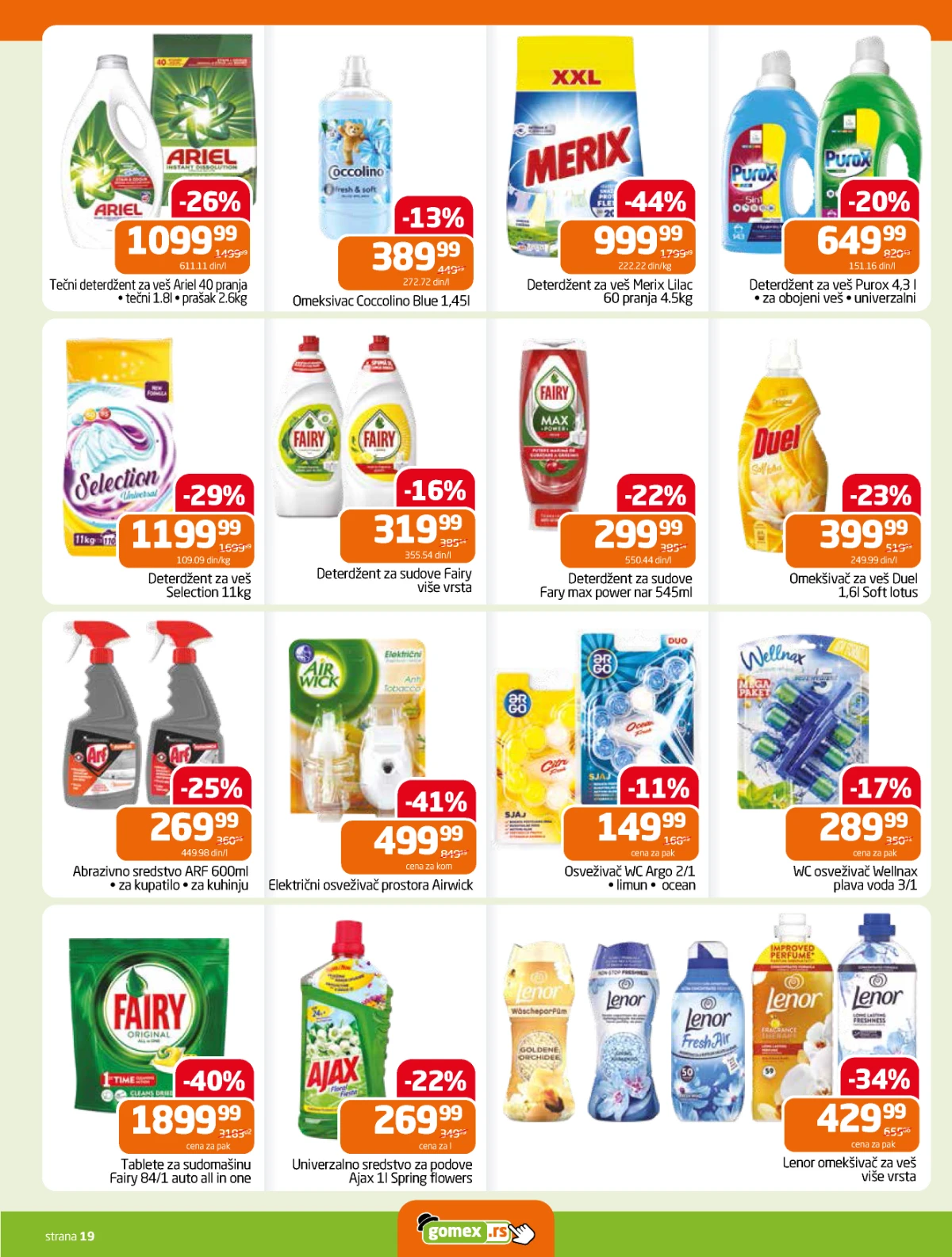 Gomex katalog strana 19 – popusti za kupce