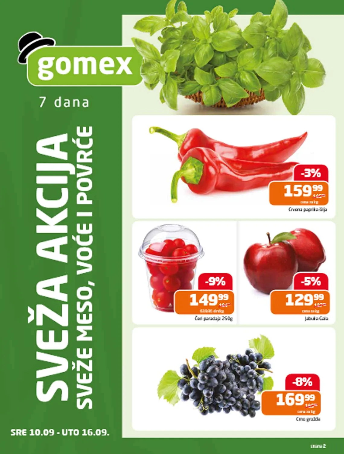 Gomex kataloška ponuda sniženja