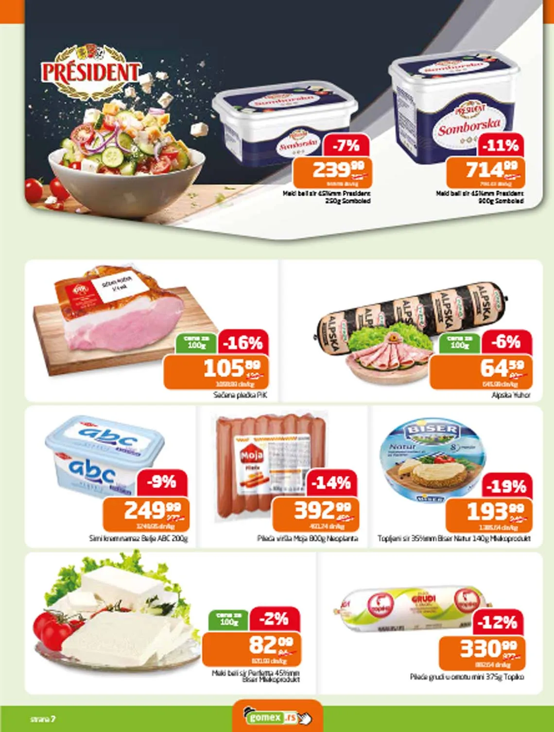 Gomex kataloška ponuda sniženja