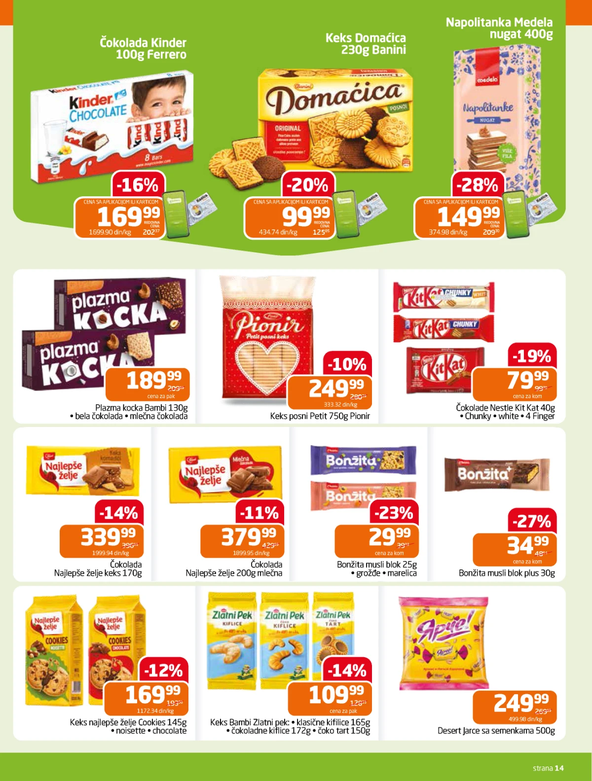 Gomex katalog akcija 13–26.05.2026 – slatkiši i grickalice po nižim cenama Gomex akcija maj 2026 – grickalice, slatkiši i čokolade