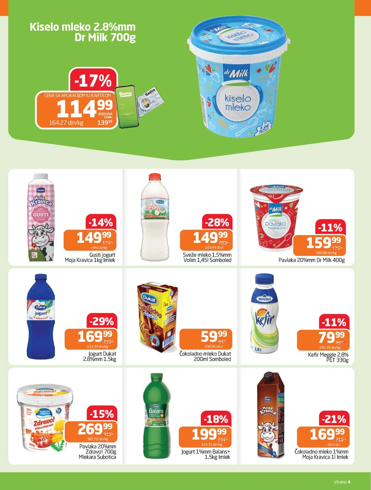 Gomex akcija Lakše iz našeg šešira katalog strana 4 sniženja do 28. aprila 2026