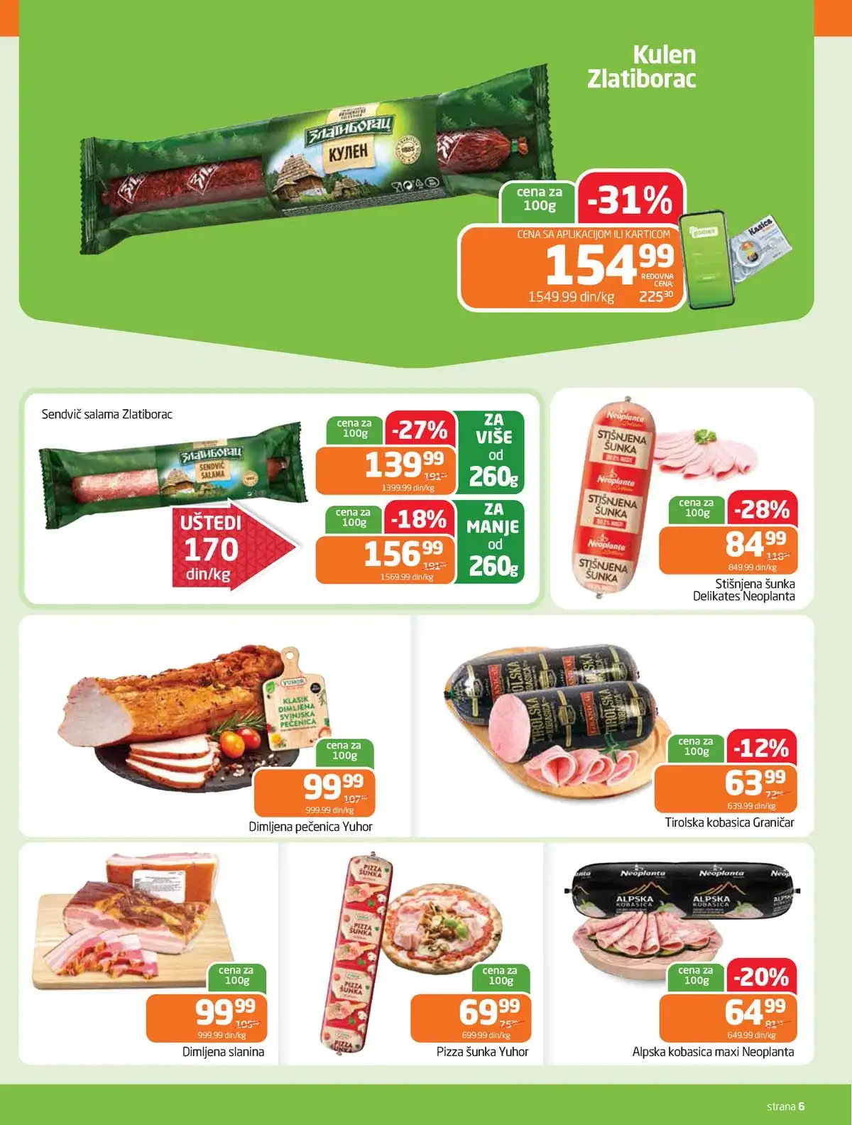 Gomex akcija Lakše iz našeg šešira katalog strana 6 sniženja do 28. aprila 2026