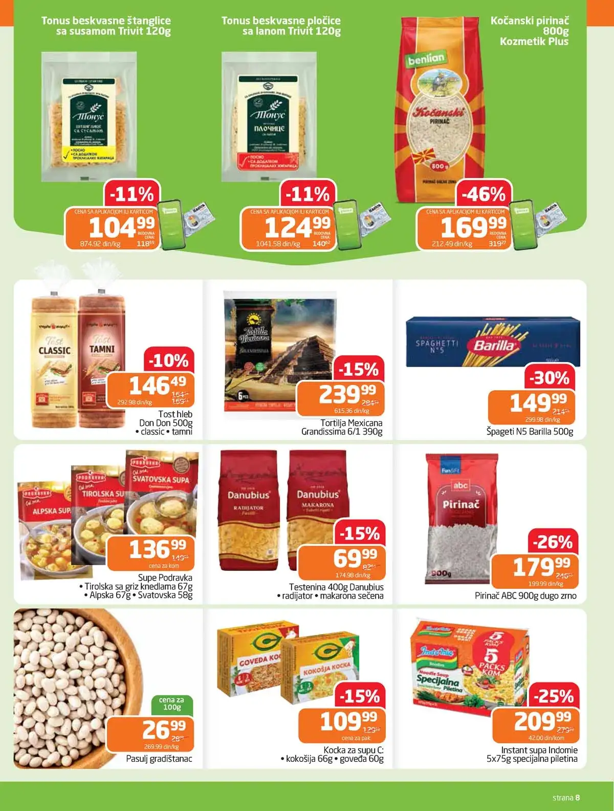 Gomex akcija Lakše iz našeg šešira katalog strana 8 sniženja do 28. aprila 2026