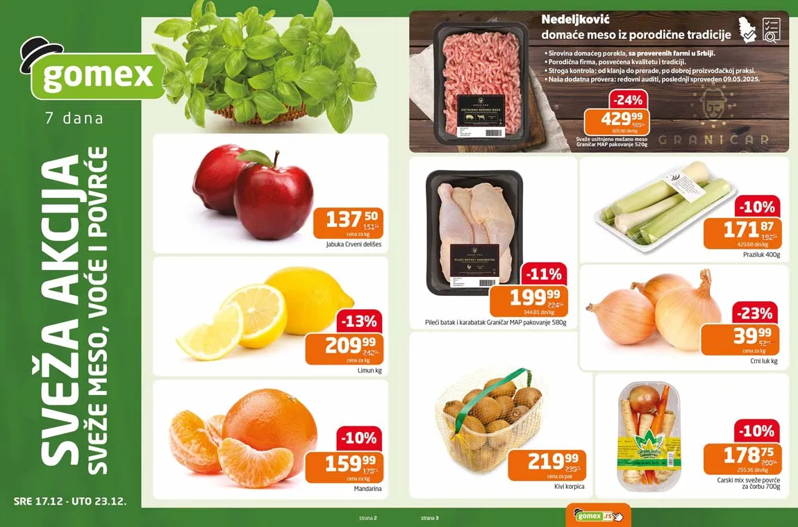 Gomex akcija Iz našeg šešira katalog Gomex akcija kataloška ponuda sniženja