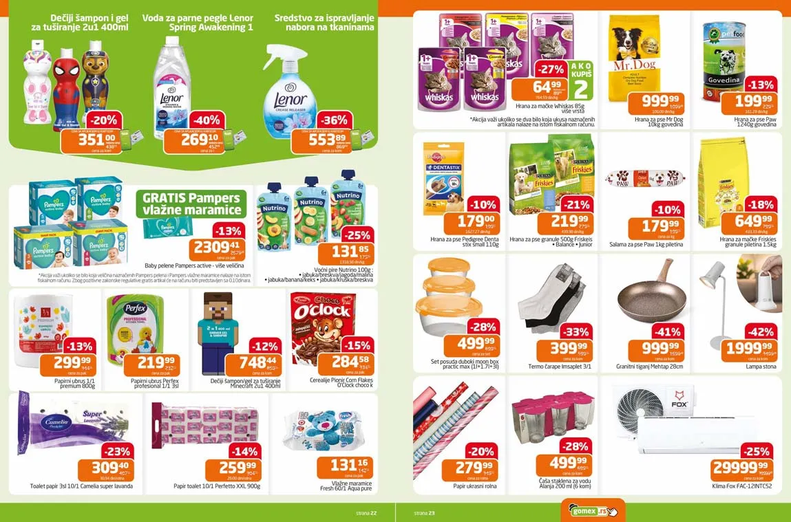 Gomex akcija Iz našeg šešira katalog Gomex akcija kataloška ponuda sniženja