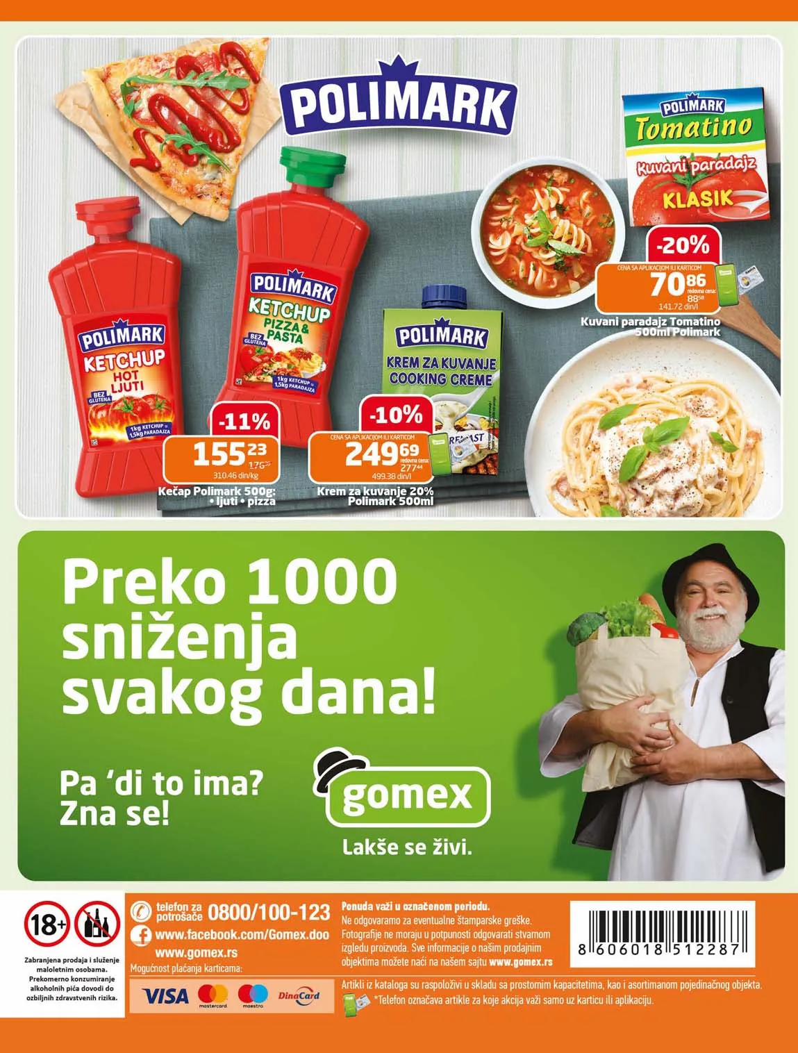 Gomex akcija Iz našeg šešira katalog Gomex akcija kataloška ponuda sniženja