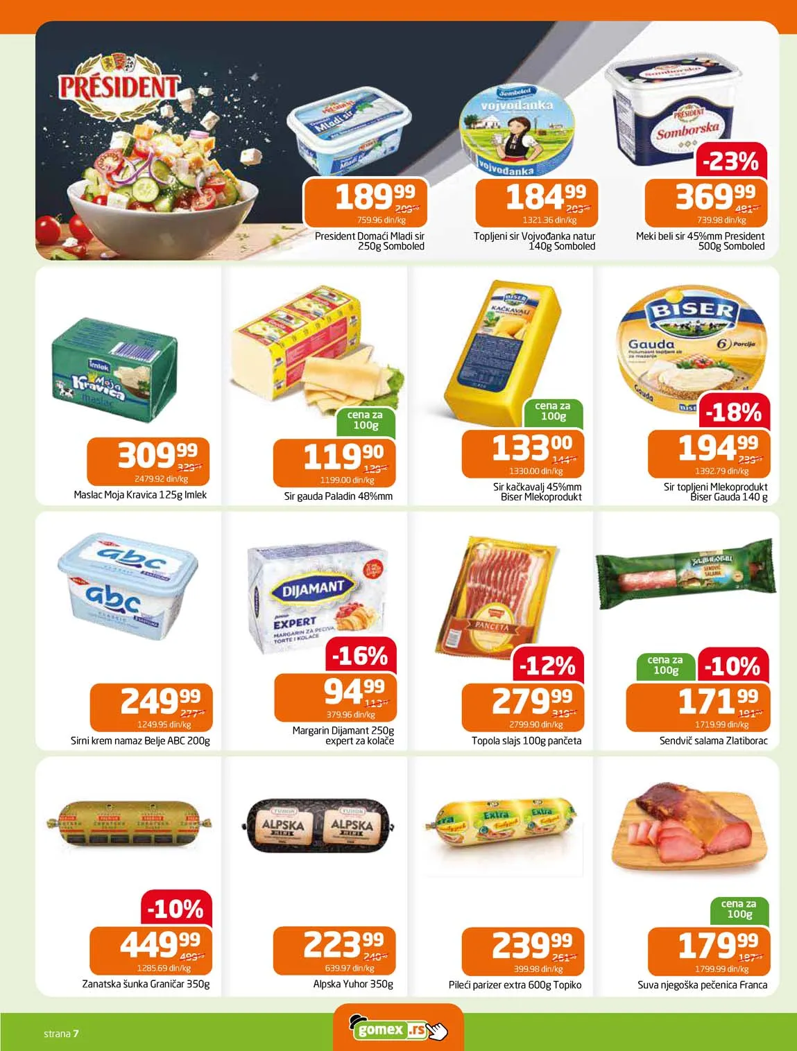 Gomex akcija Iz našeg šešira katalog Gomex akcija kataloška ponuda sniženja