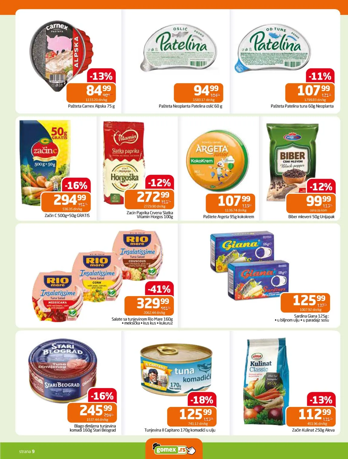 Gomex akcija Iz našeg šešira katalog Gomex akcija kataloška ponuda sniženja