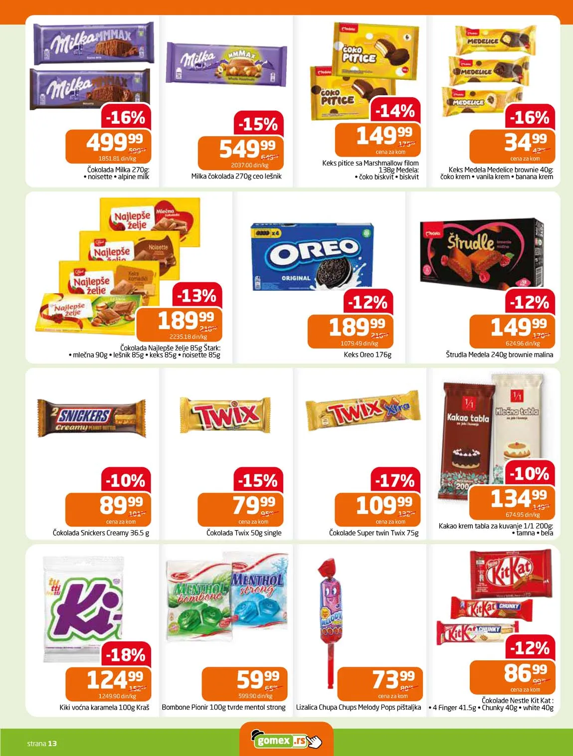 Gomex akcija Iz našeg šešira katalog Gomex akcija kataloška ponuda sniženja