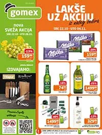 Gomex akcija katalog – Iz našeg šešira sniženja – Popusti do 04.11.2025