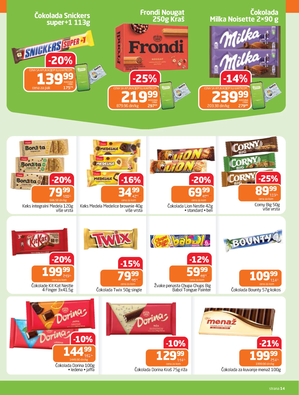 Gomex akcija Lakše iz našeg šešira katalog strana 14 sniženja do 05. maja 2026