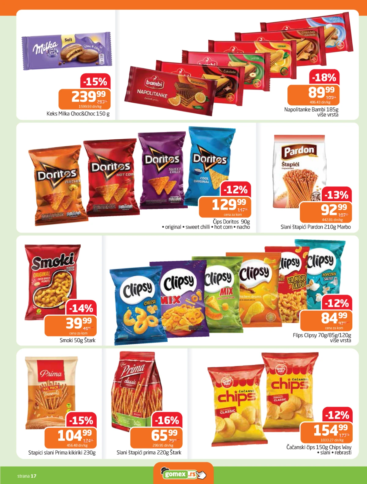 Gomex akcija Lakše iz našeg šešira katalog strana 17 sniženja do 05. maja 2026