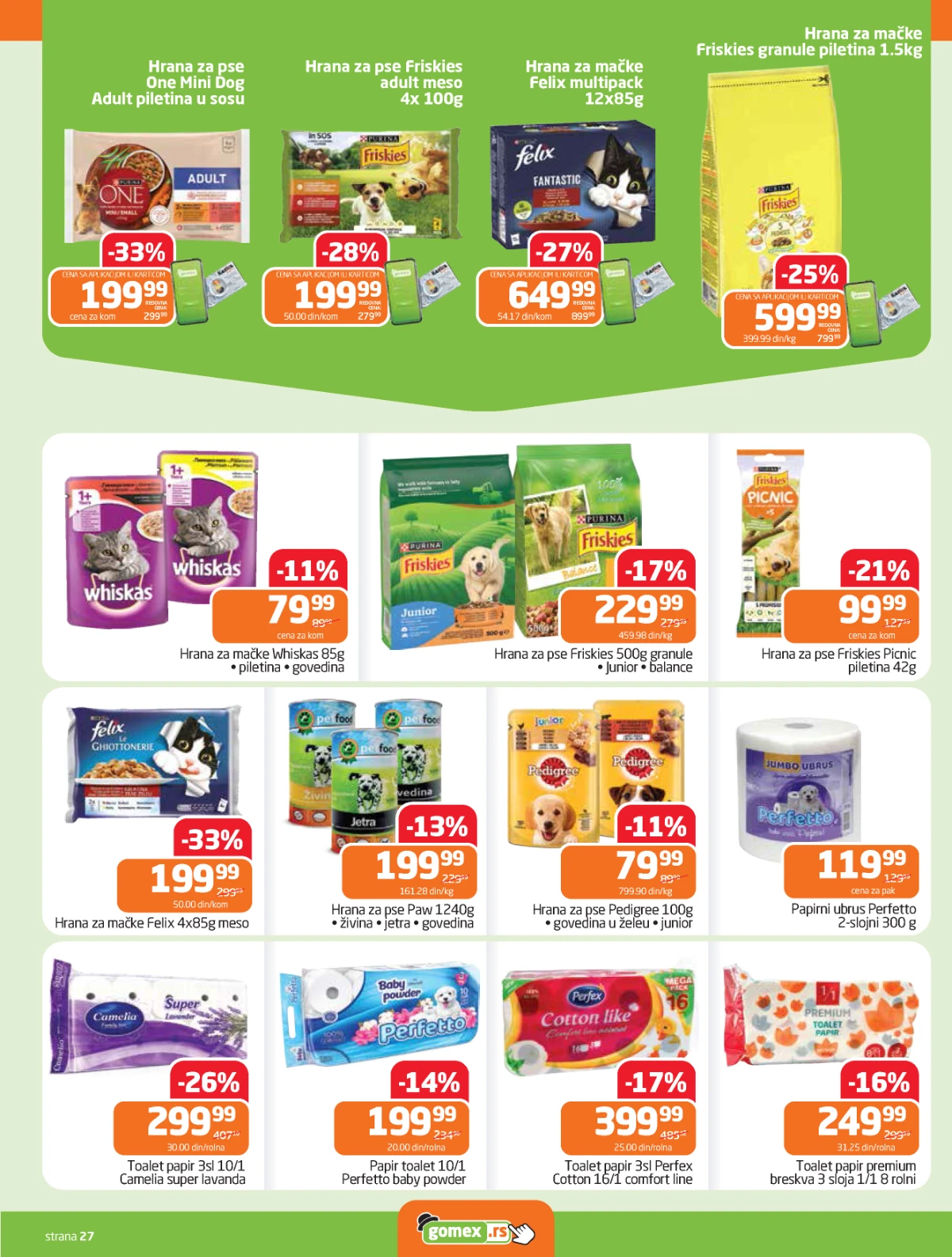 Gomex akcija Lakše iz našeg šešira katalog strana 27 sniženja do 05. maja 2026