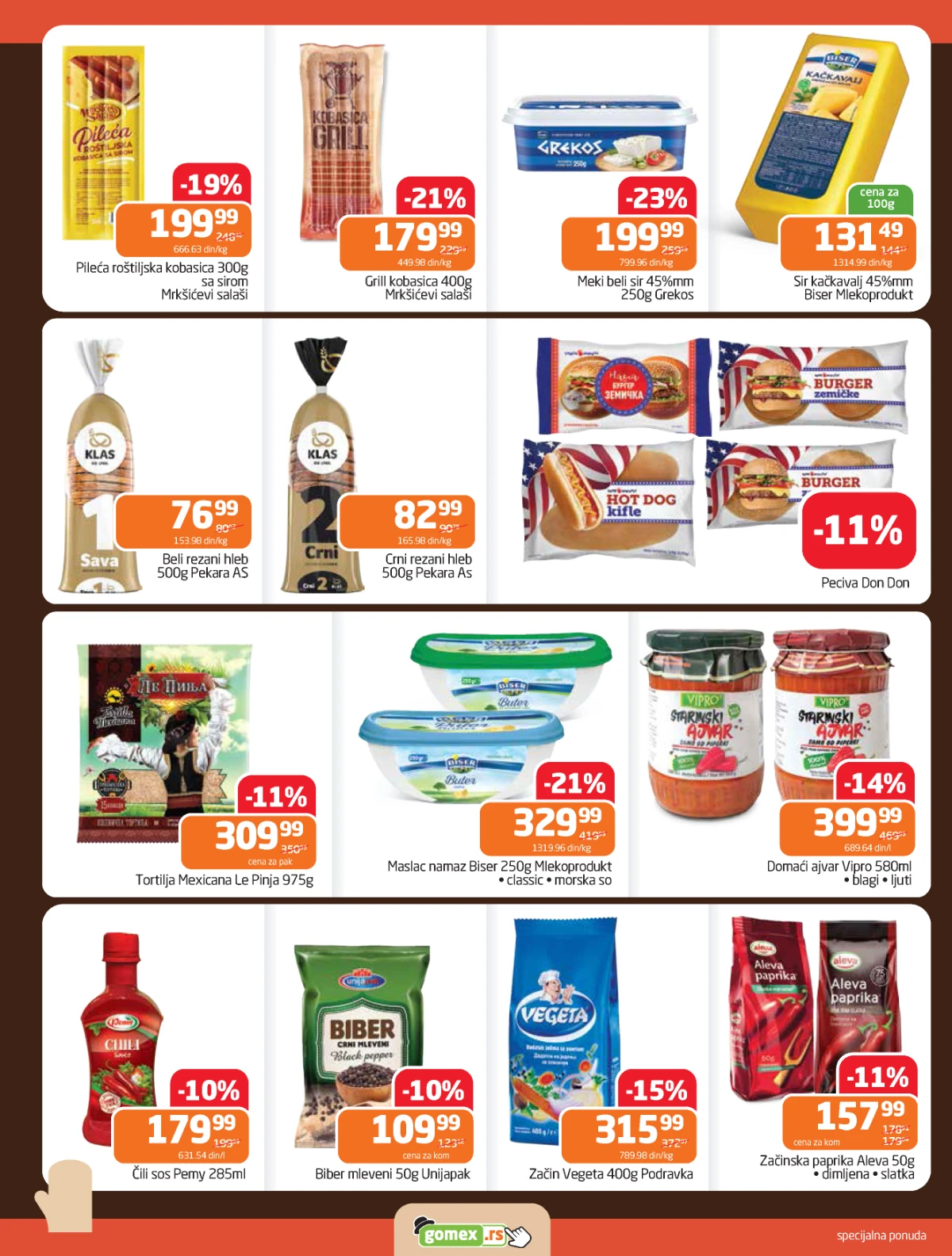 Gomex akcija Lakše iz našeg šešira katalog strana 29 sniženja do 05. maja 2026