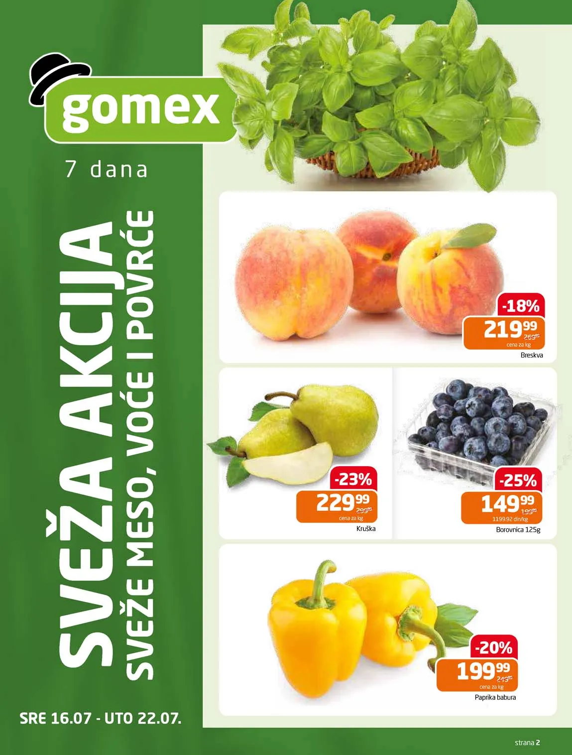 Gomex kataloška ponuda sniženja