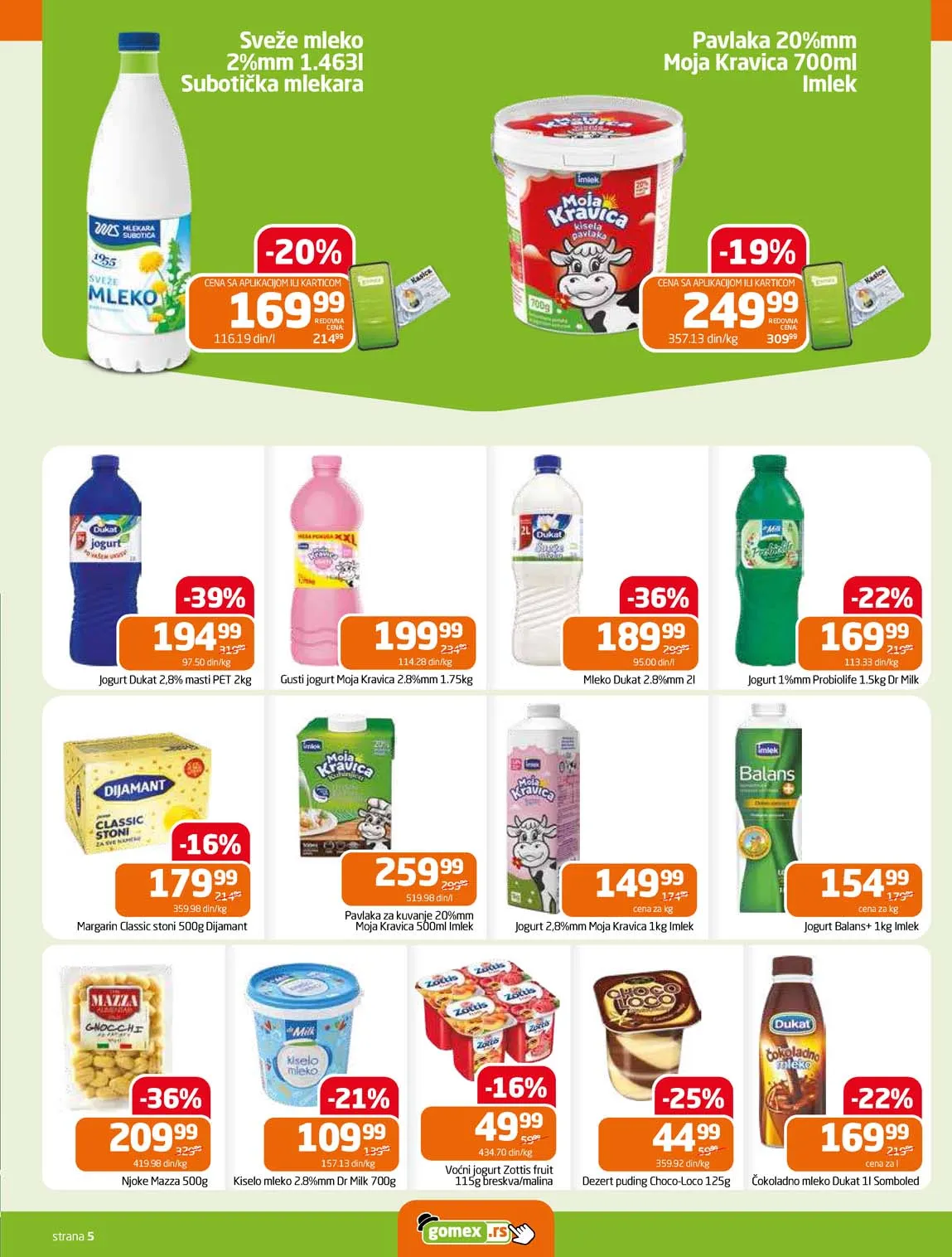 Gomex kataloška ponuda sniženja