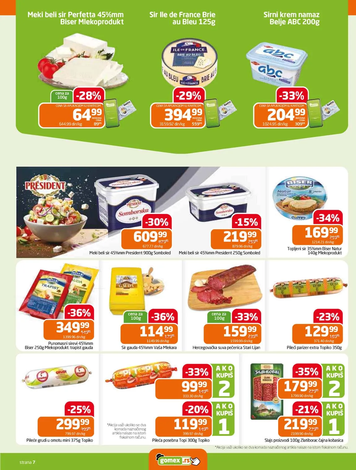 Gomex kataloška ponuda sniženja