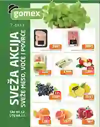 Gomex Sveža akcija, meso, voće i povrće. Super cene