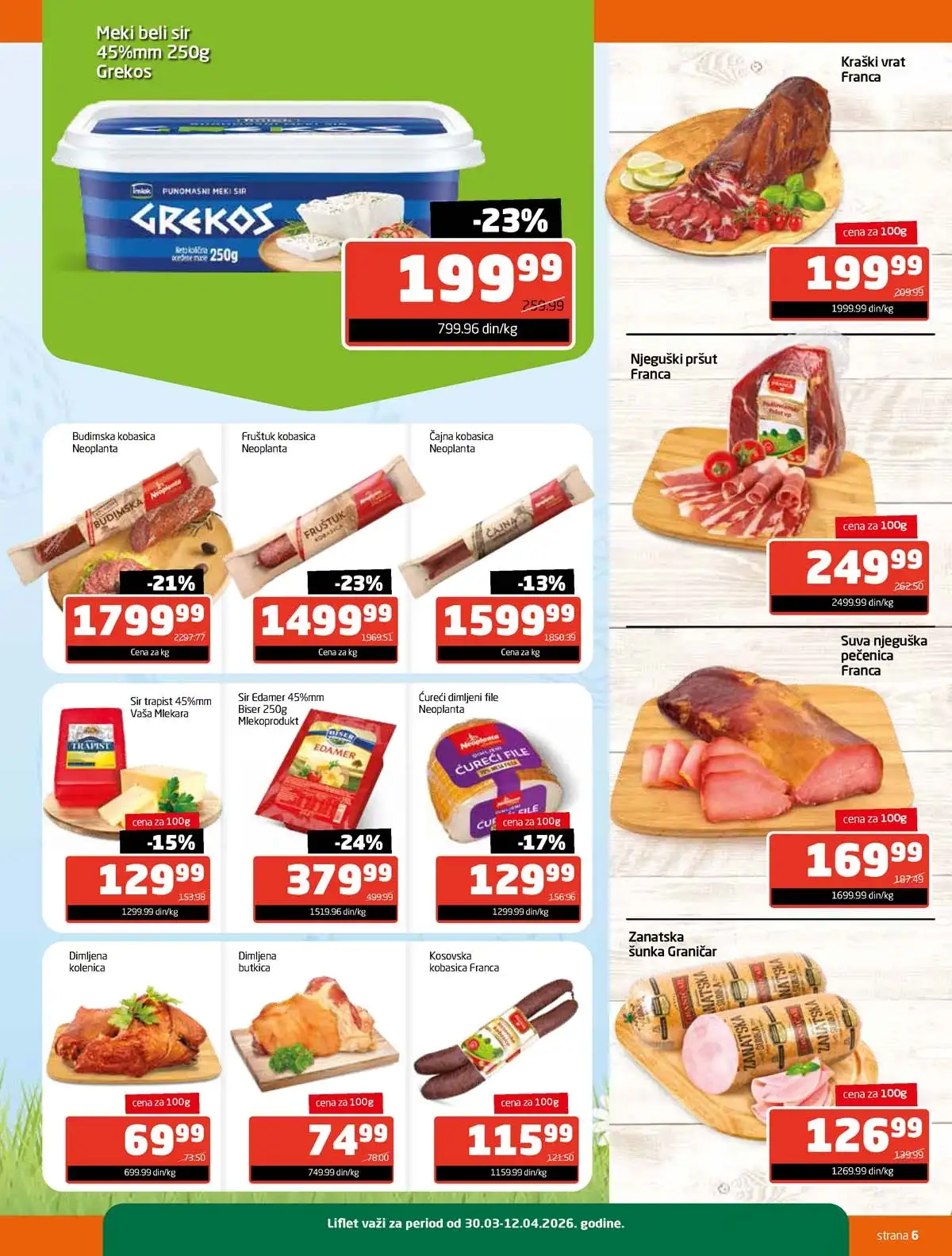 Gomex Uskršnji katalog Radost za celu porodicu – strana 6 Gomex akcija do 43% Uskršnji katalog Radost za celu porodicu strana 6