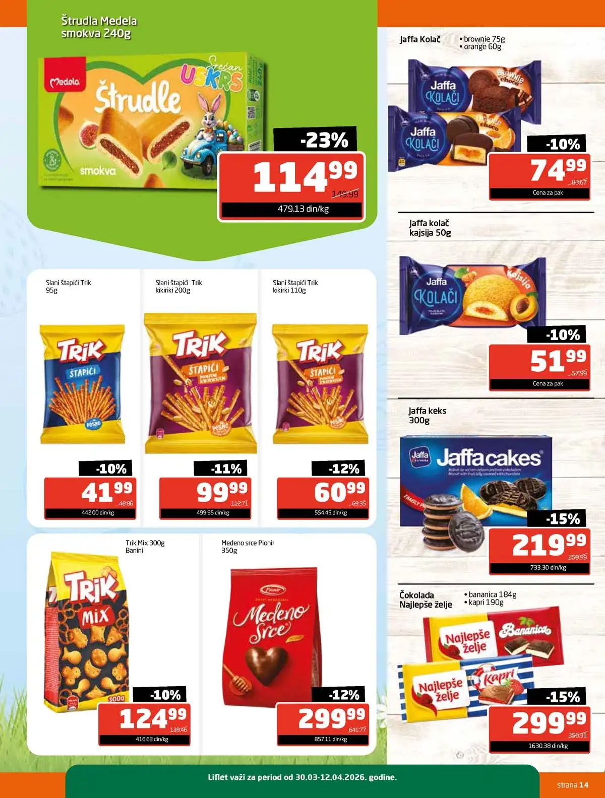 Gomex Uskršnji katalog Radost za celu porodicu – strana 14 Gomex akcija do 43% Uskršnji katalog Radost za celu porodicu strana 14