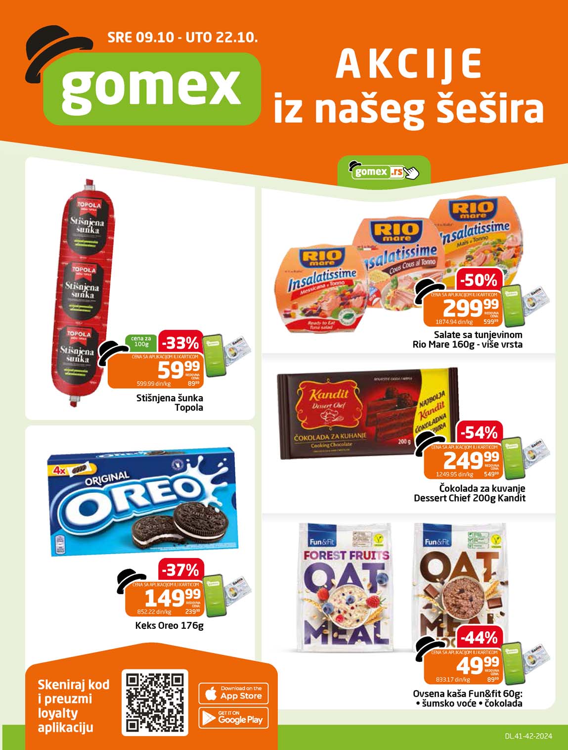 GOMEX  KATALOG AKCIJA