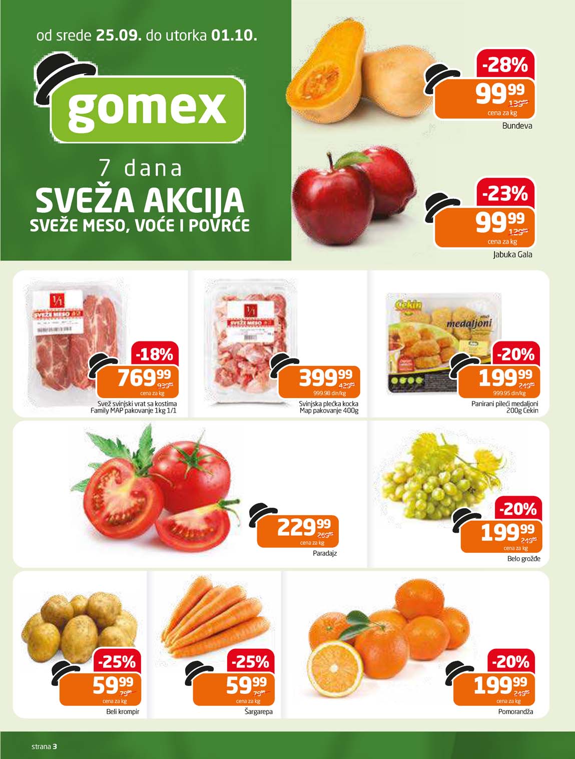 GOMEX  KATALOG AKCIJA