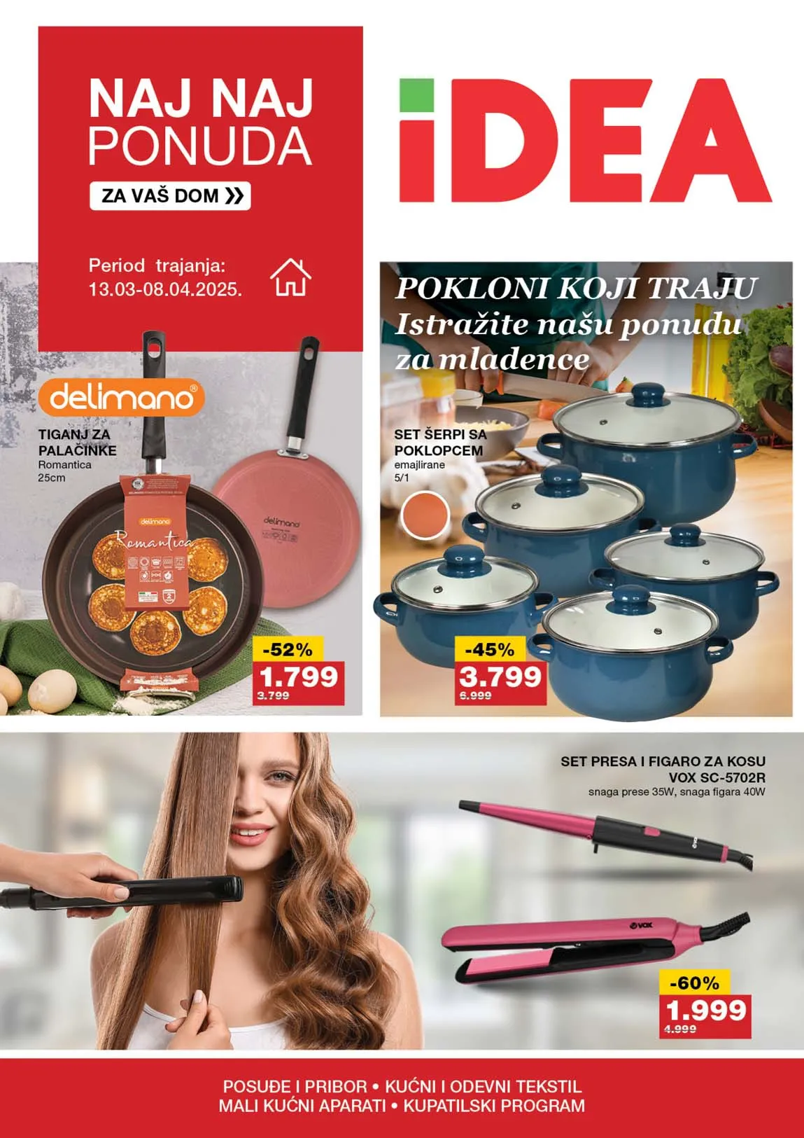 Idea i Roda katalog naj naj Ponuda za Vaš dom sniženja do 08.04.2025