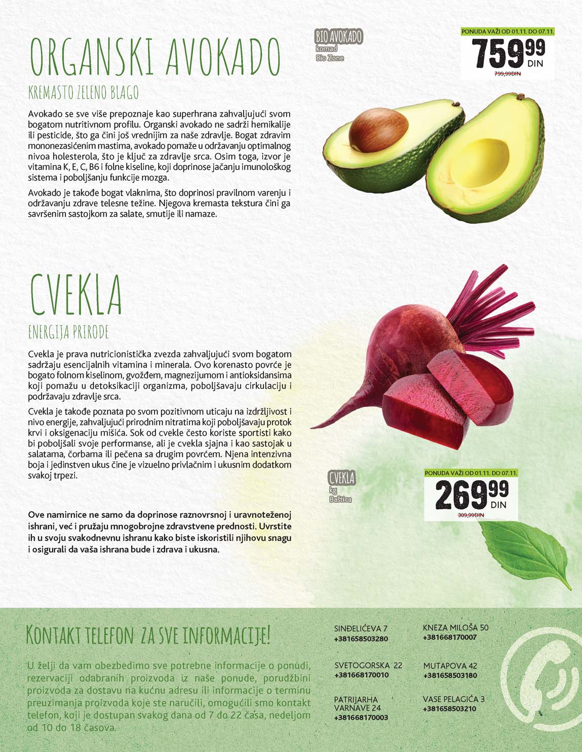 Katalog IDEA Organic sniženja