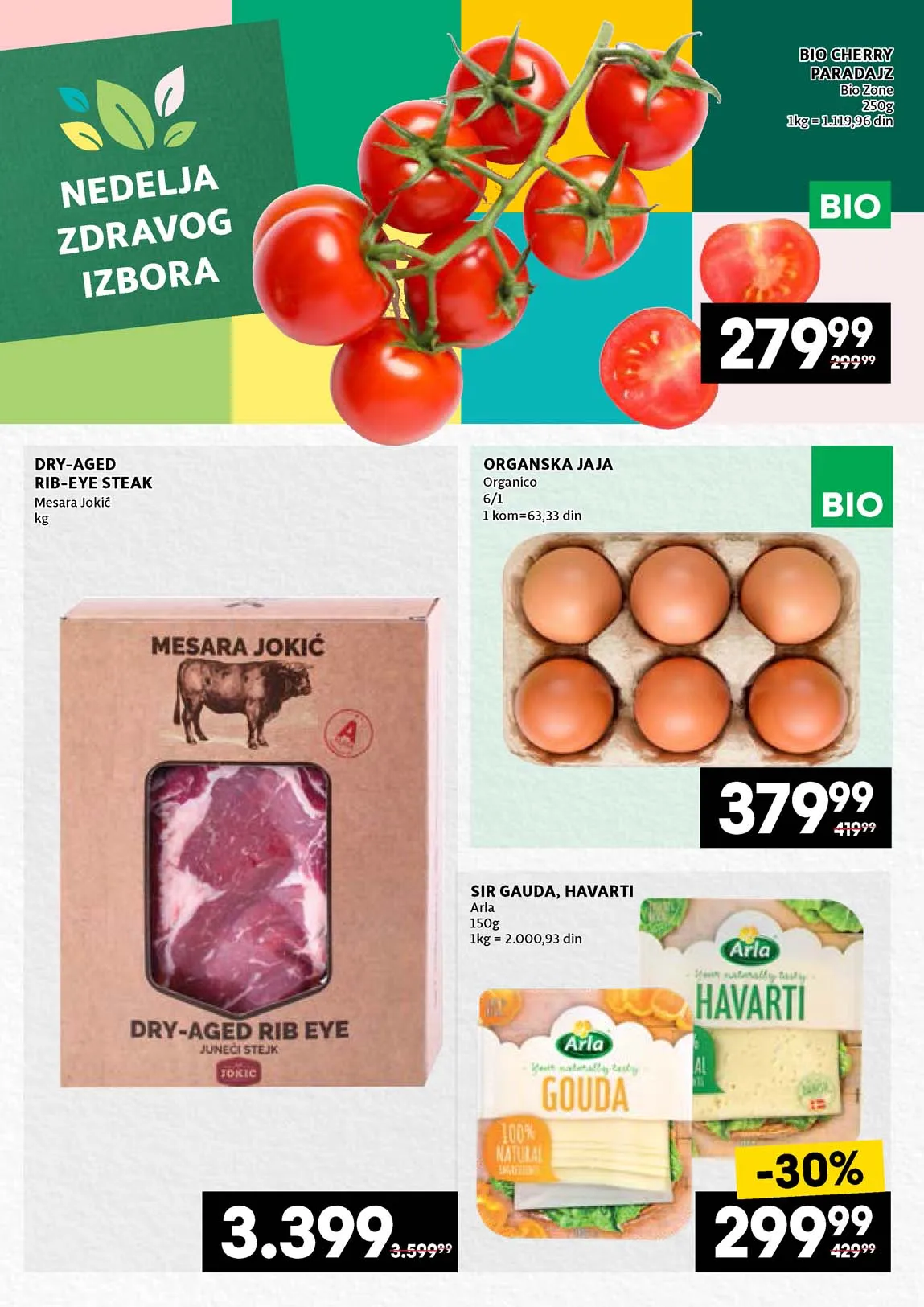 IDEA Organic sniženja