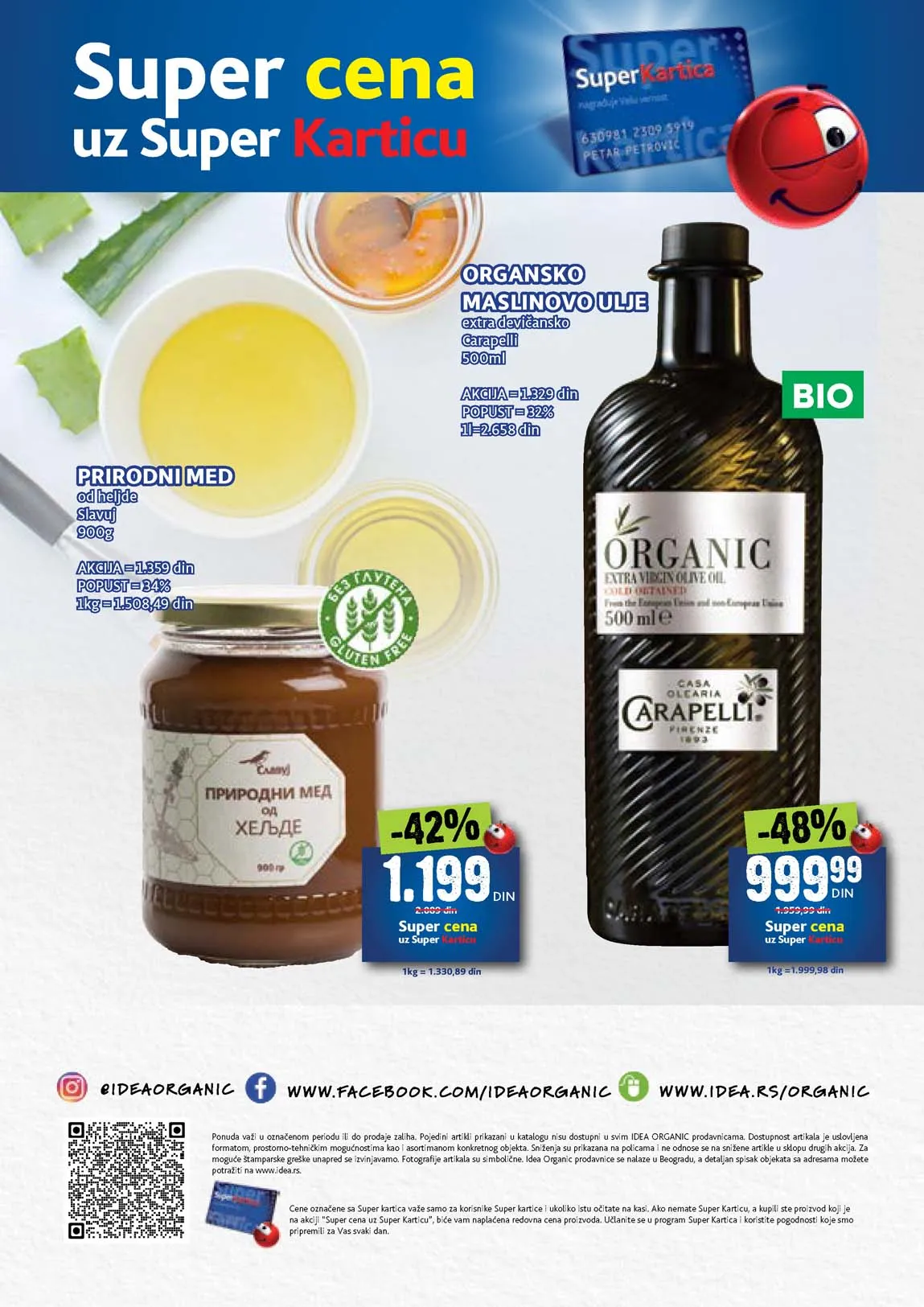 IDEA Organic sniženja