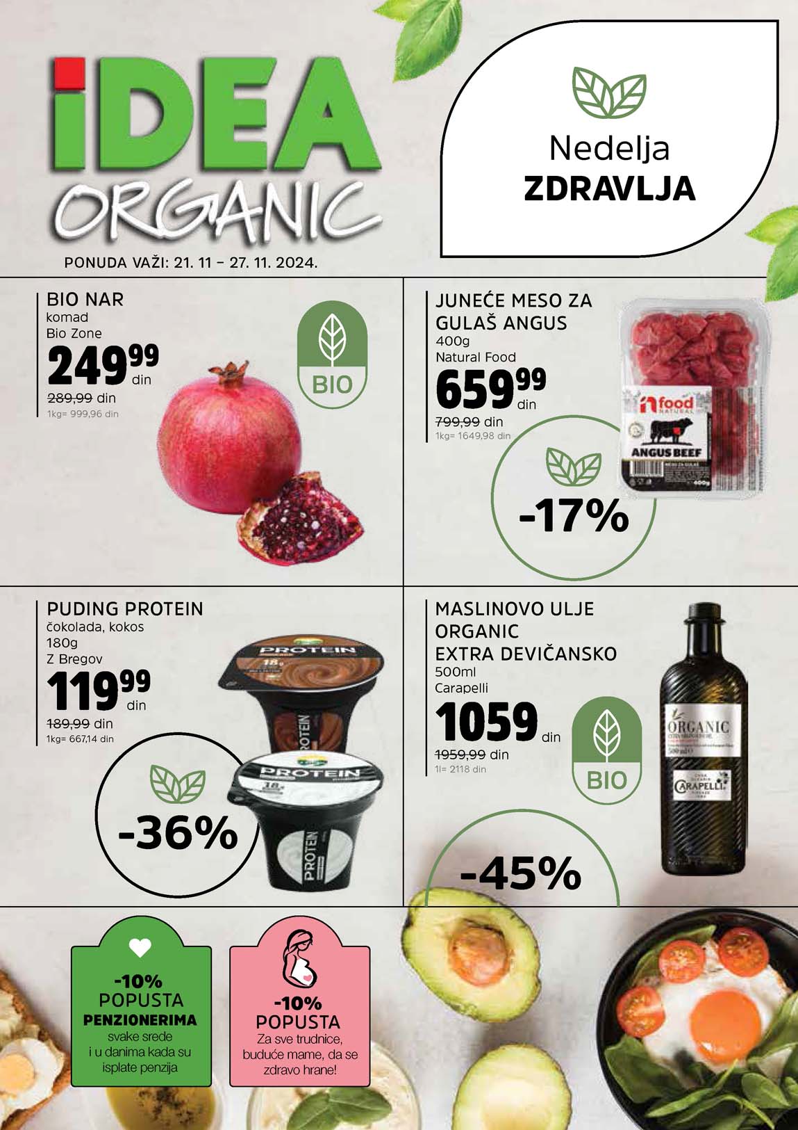 IDEA Organic sniženja