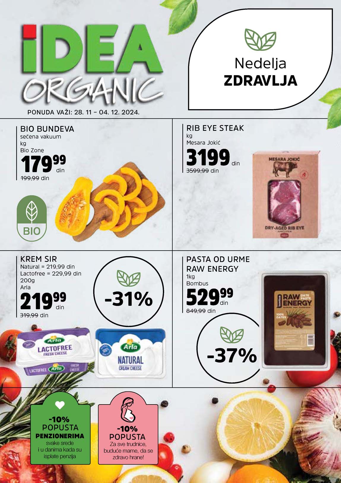 IDEA Organic sniženja