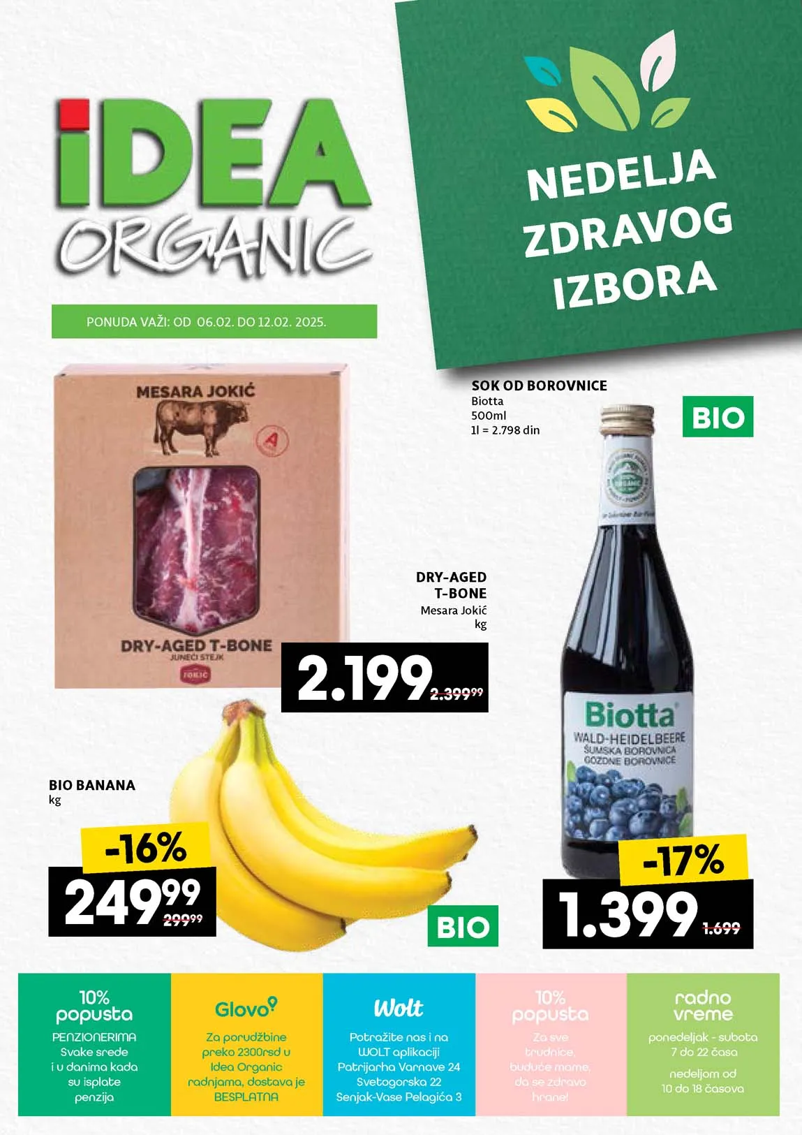 IDEA Organic sniženja