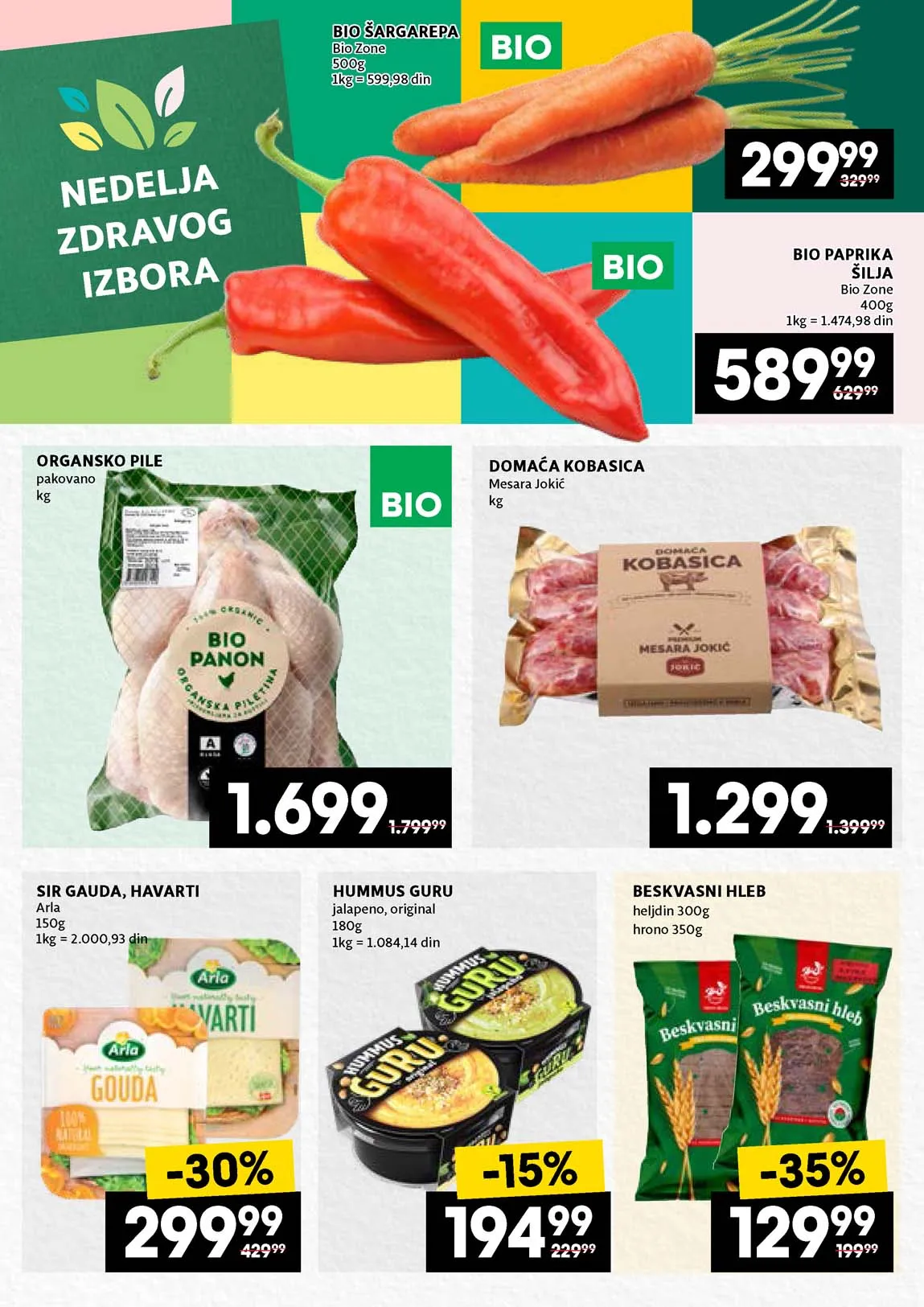 IDEA Organic sniženja