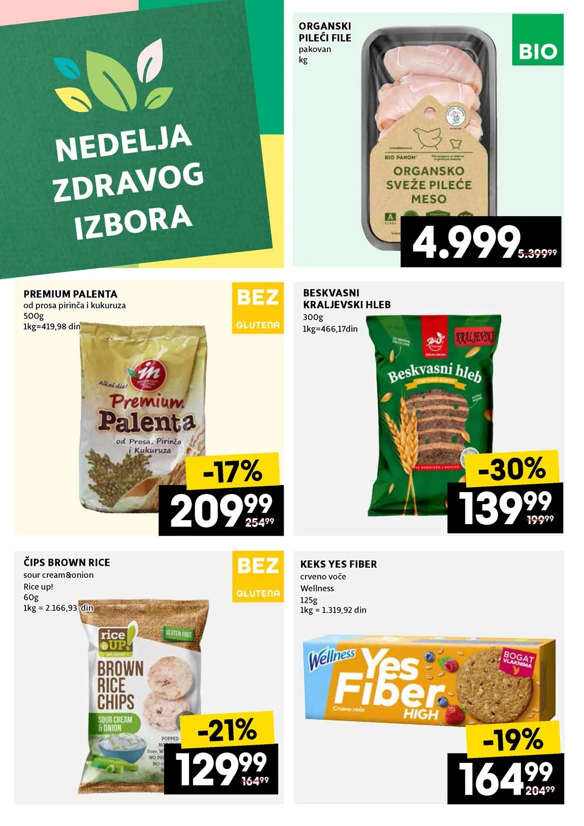 IDEA Organic sniženja