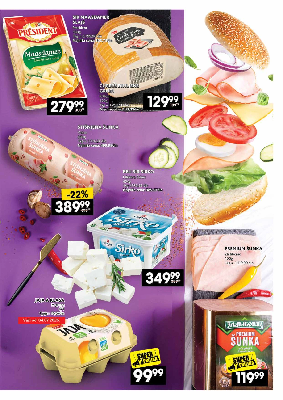 IDEA, Roda i Mercator katalog delikatesa – ponuda sireva i delikatesa na strani 3