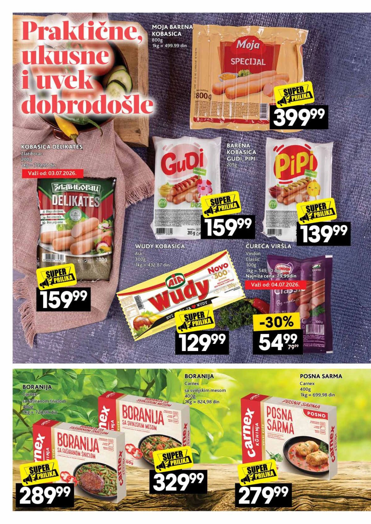 IDEA, Roda i Mercator katalog delikatesa – ponuda delikatesa na strani 6