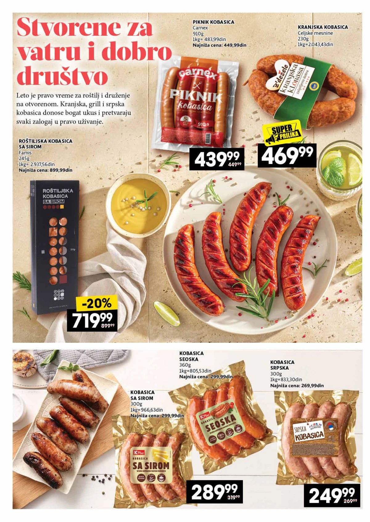 IDEA, Roda i Mercator katalog delikatesa – roštilj program i delikatesi na strani 8