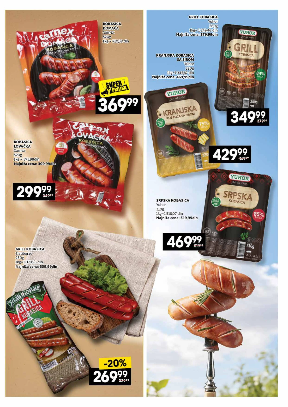 IDEA, Roda i Mercator katalog delikatesa – specijalna ponuda delikatesa na strani 9