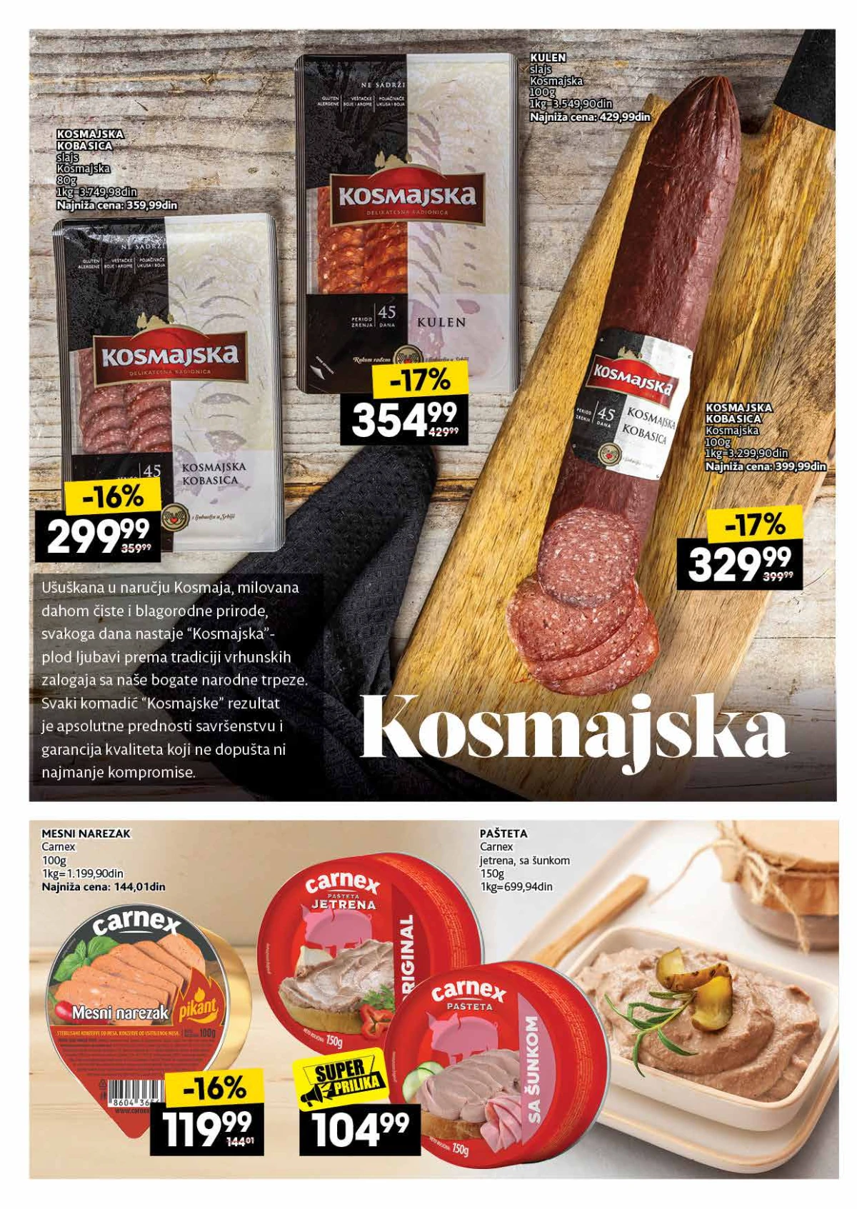 IDEA, Roda i Mercator katalog delikatesa – delikatesi po akcijskim cenama na strani 12