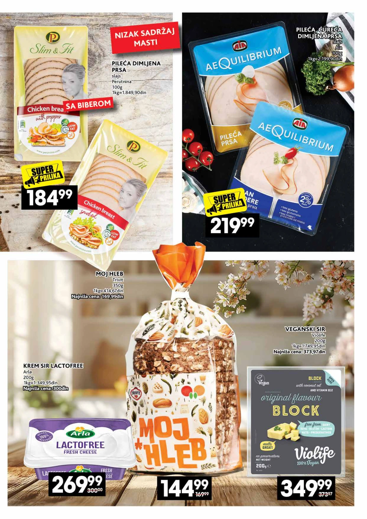 IDEA, Roda i Mercator katalog delikatesa – akcijska ponuda delikatesa na strani 17