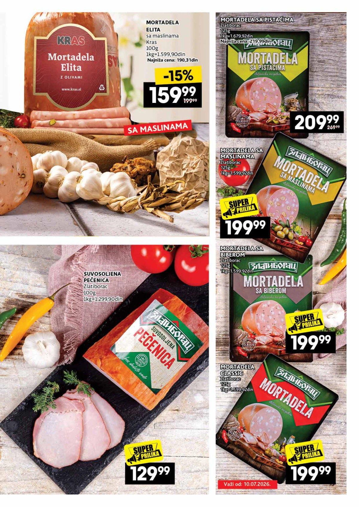 IDEA, Roda i Mercator katalog delikatesa – specijalne cene na strani 19