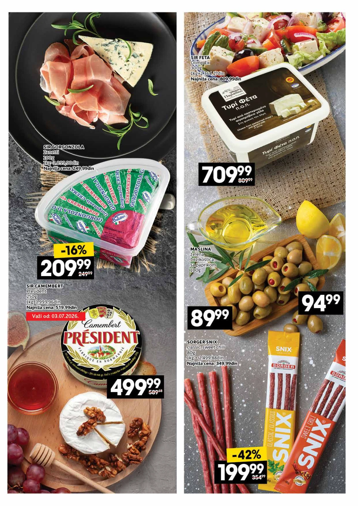 IDEA, Roda i Mercator katalog delikatesa – delikatesi na akciji na strani 21