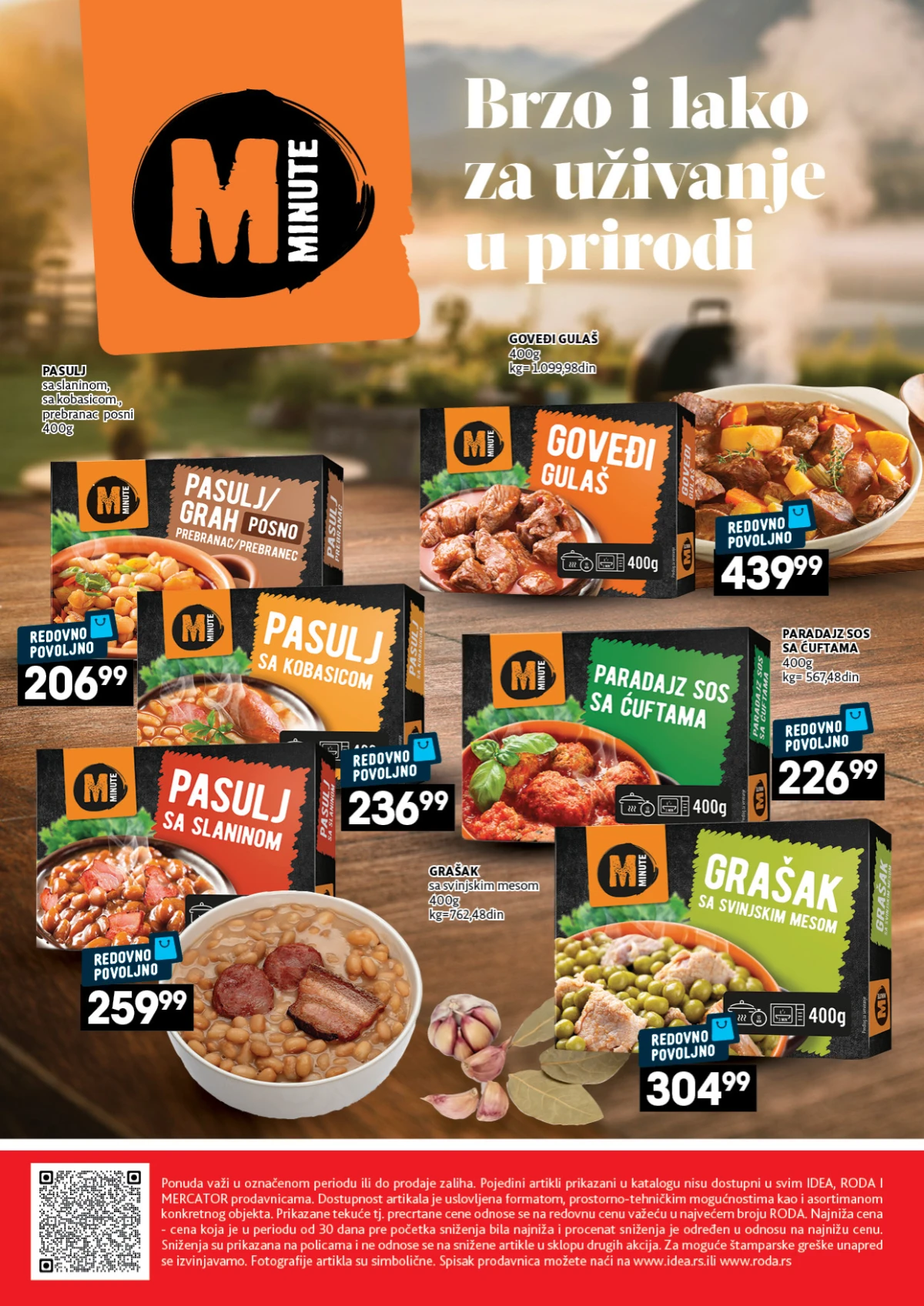IDEA, Roda i Mercator katalog delikatesa – završna strana kataloga