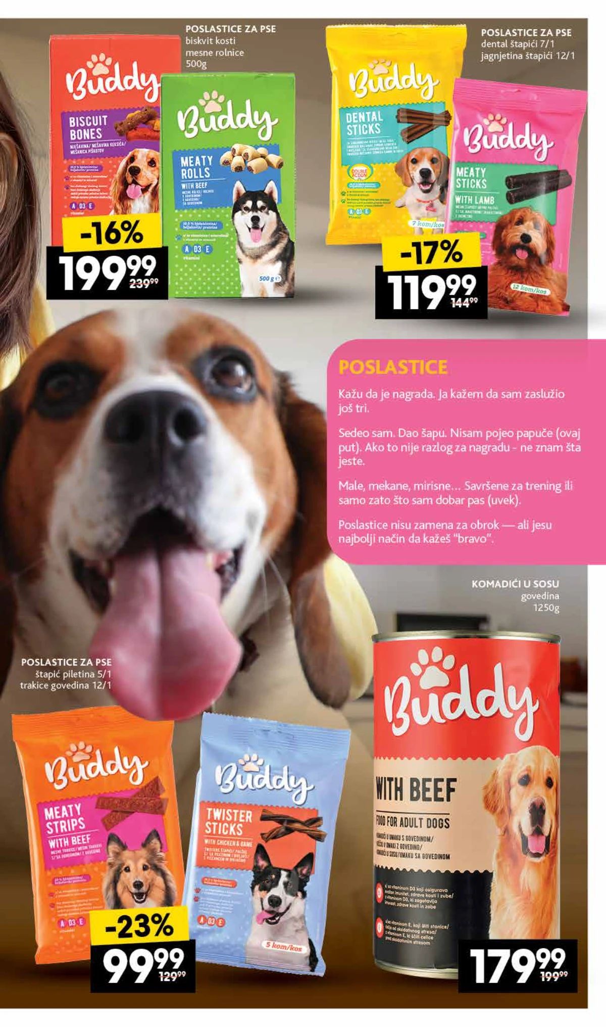 IDEA Roda Mercator akcija za ljubimce strana 5 – Buddy dental sticks i poslastice za pse