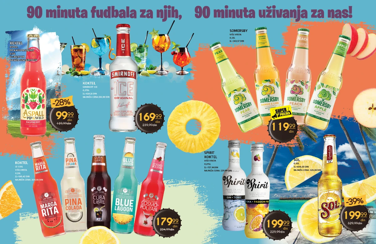 IDEA, Roda i Mercator katalog strana 12 – letnji kokteli i cideri