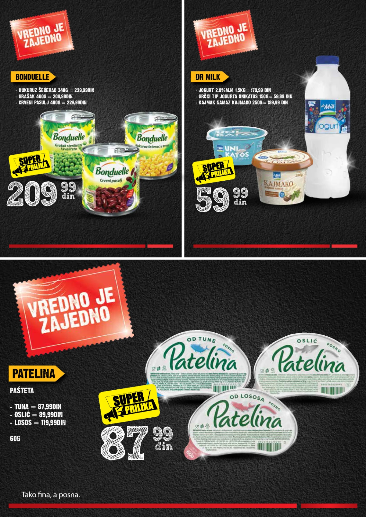 IDEA Roda Mercator katalog strana 7 – Bonduelle, Dr Milk i Patelina IDEA Roda Mercator akcija strana 7 – Bonduelle konzervisano povrće, Dr Milk proizvodi i Patelina paštete