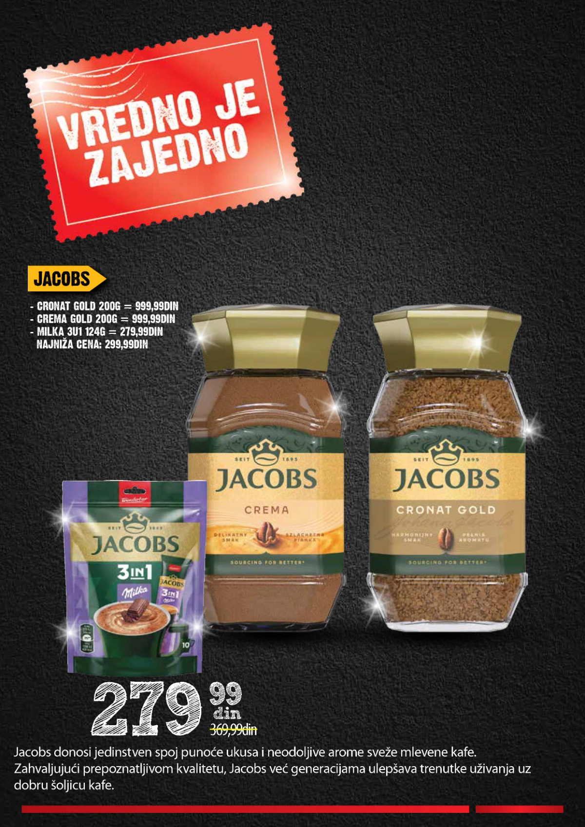 IDEA Roda Mercator katalog strana 9 – Jacobs kafa IDEA Roda Mercator akcija strana 9 – Jacobs Cronat Gold, Crema Gold i 3u1 Milka