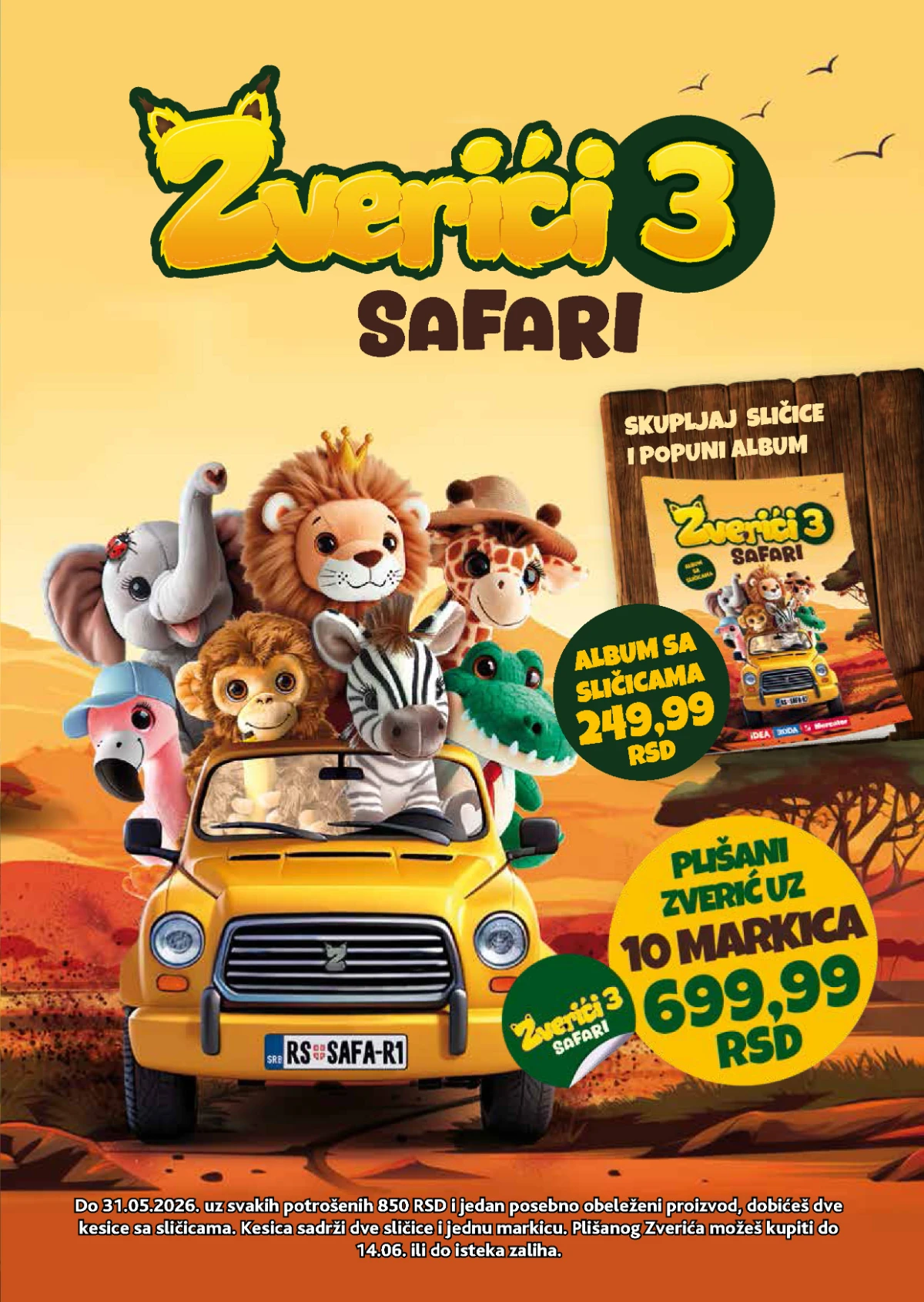 IDEA Roda Mercator Zverići 3 Safari akcija Deliso sirevi i štapići strana 3