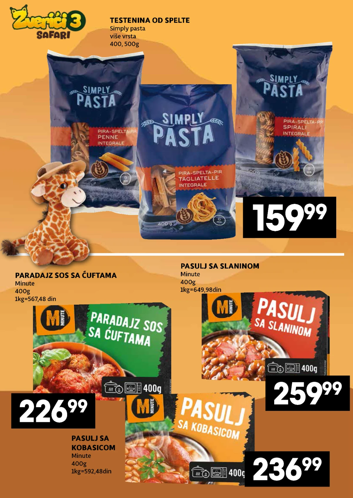 IDEA Roda Mercator Zverići 3 Safari akcija Lumpi čokolade i Finesse kolači strana 6